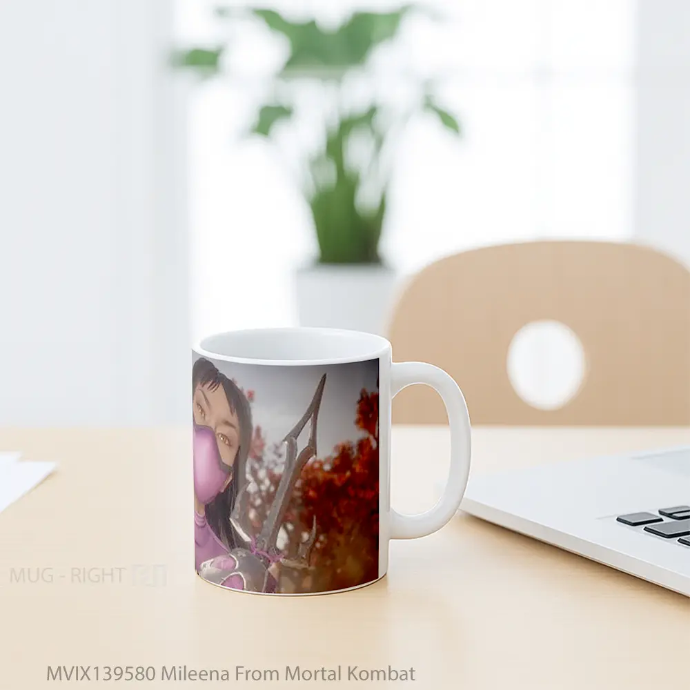 Mug Mileena From Mortal Kombat Gelas Keramik Unik - All-side / Desain