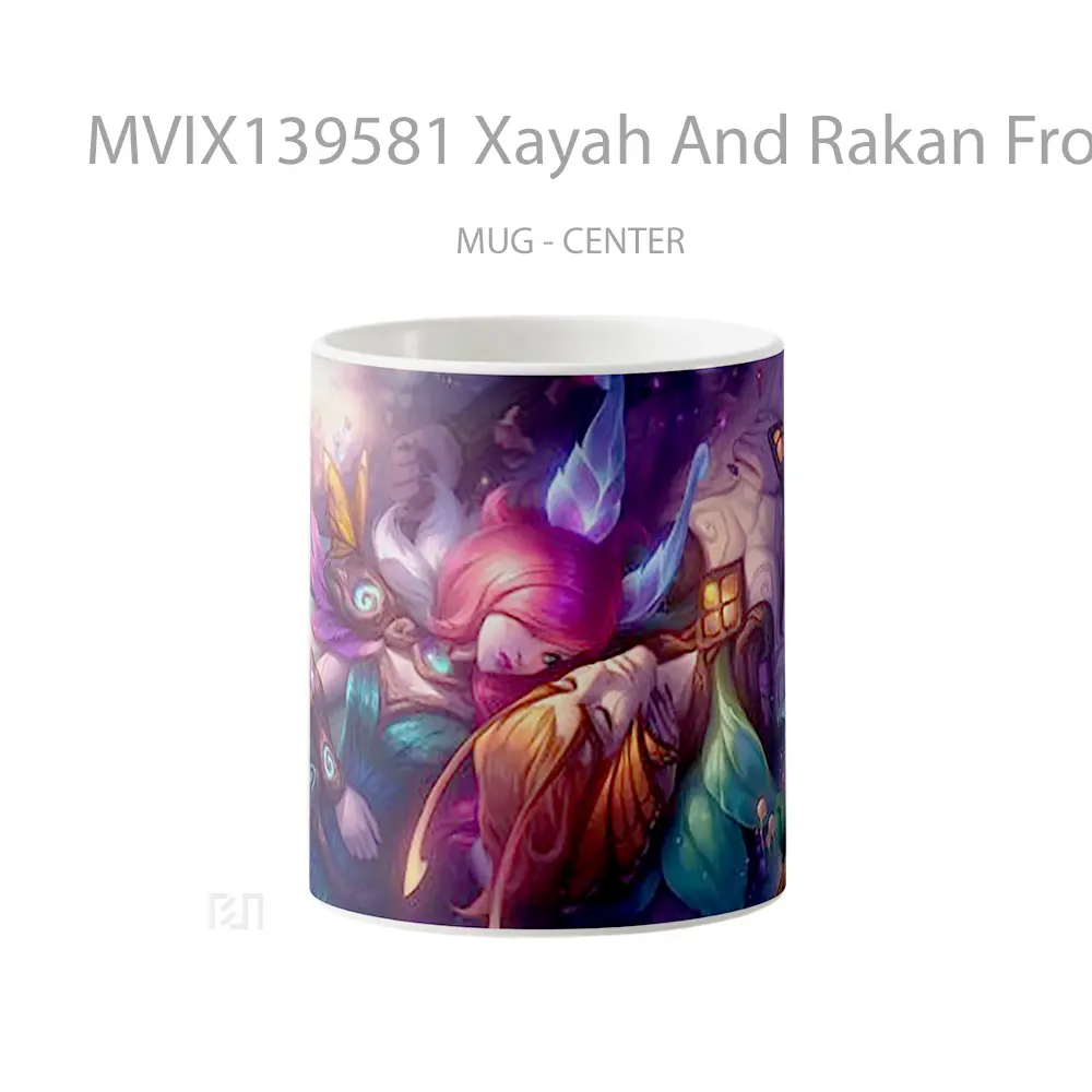 Mug Xayah And Rakan From League Of Legends Cangkir Gamer
