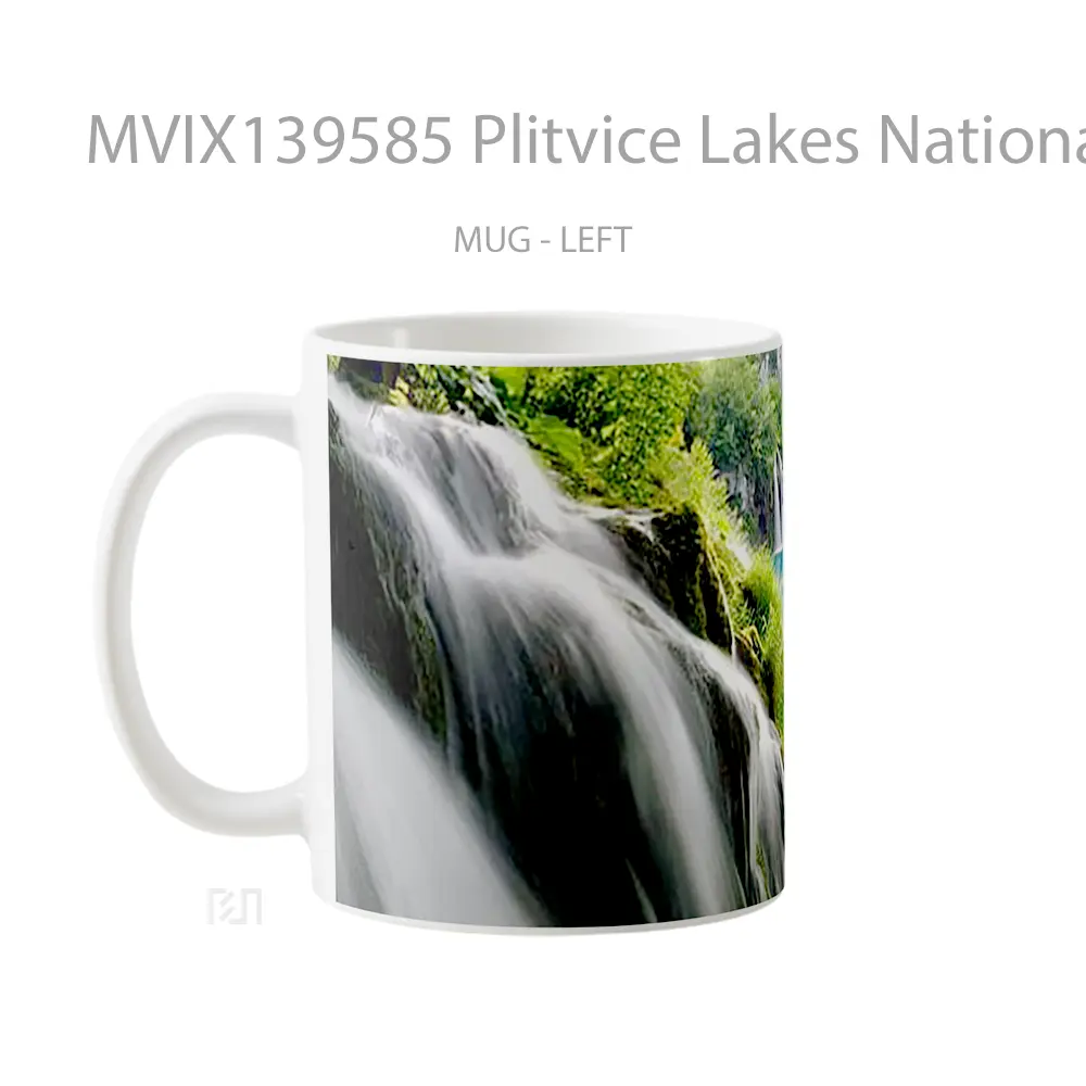 Mug Plitvice Lakes National Park Gelas Pemandangan Alam - All-side / Desain