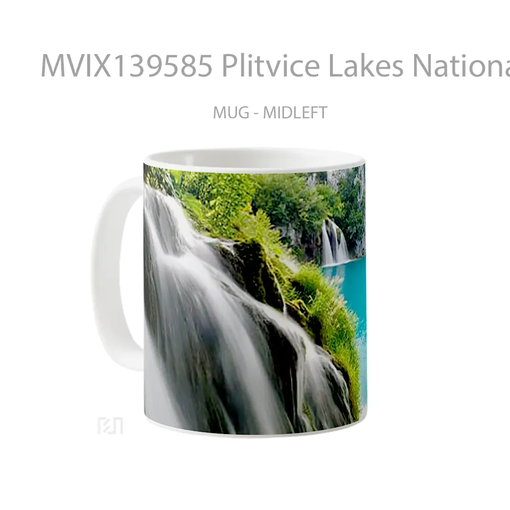 Mug Plitvice Lakes National Park Gelas Pemandangan Alam - All-side / Desain