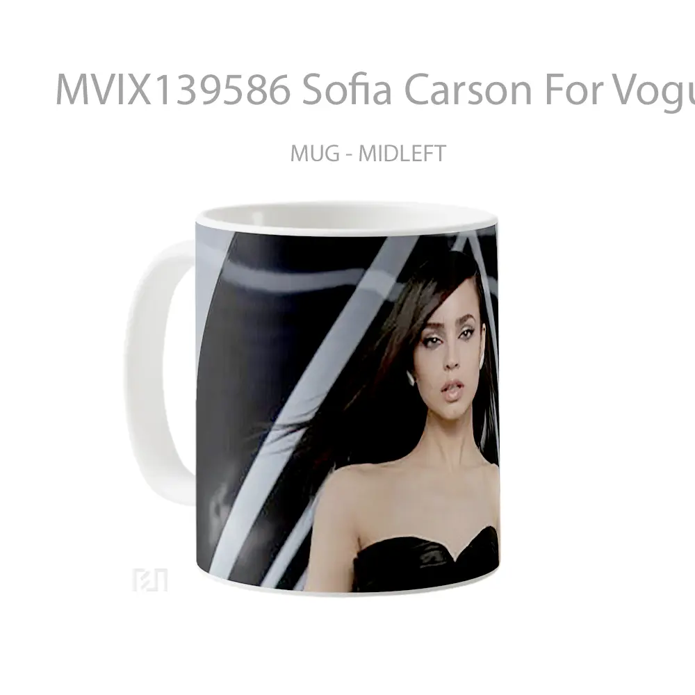 Mug Sofia Carson For Vogue 2020 Gelas Keramik Unik - All-side / Desain