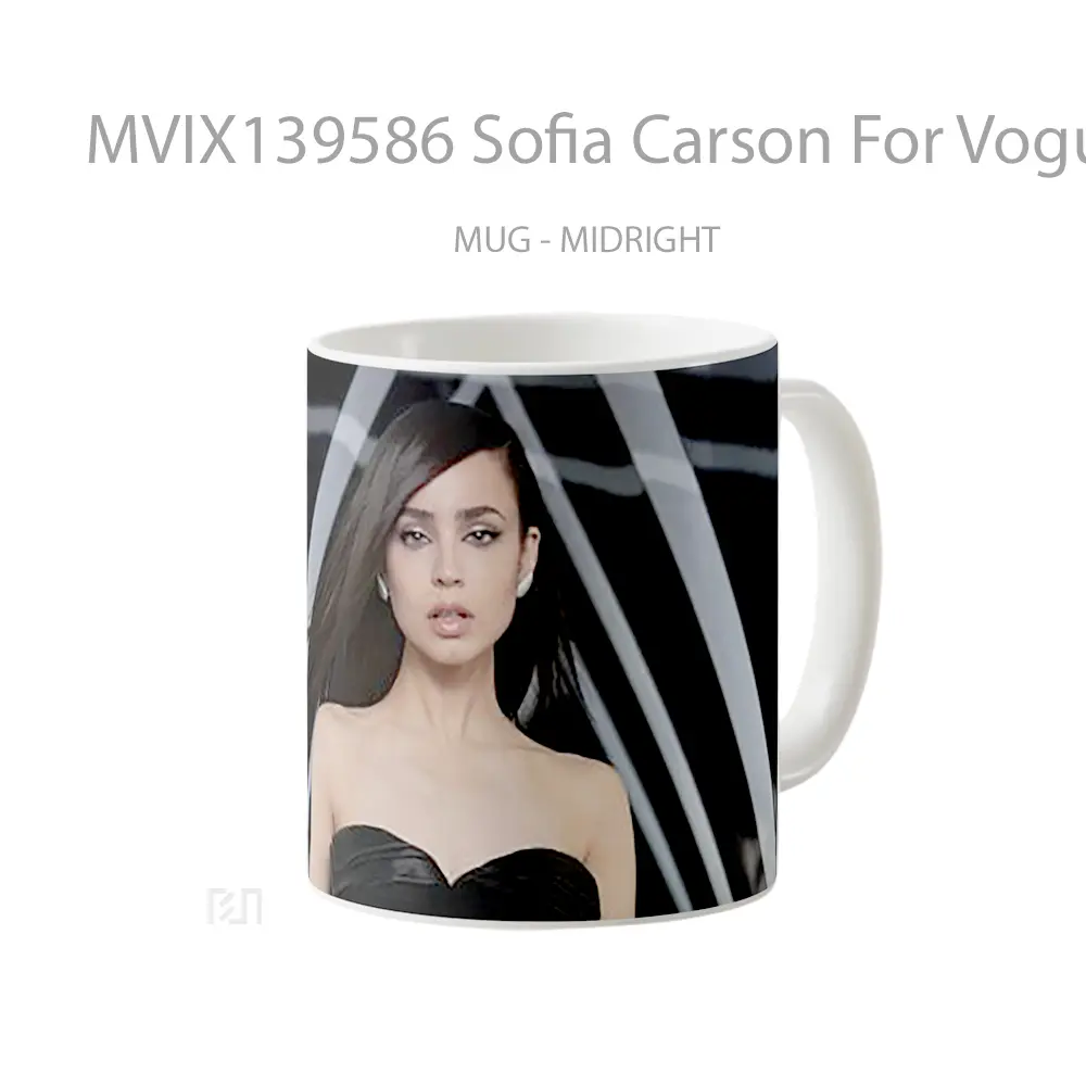 Mug Sofia Carson For Vogue 2020 Gelas Keramik Unik - All-side / Desain