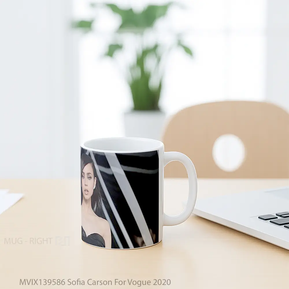 Mug Sofia Carson For Vogue 2020 Gelas Keramik Unik - All-side / Desain