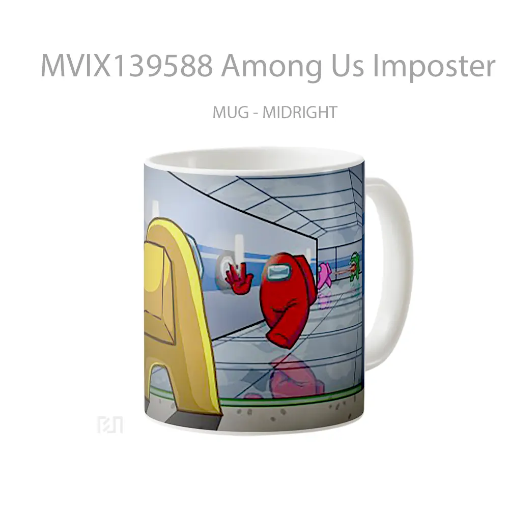 Mug Among Us Imposter Gelas Keramik Unik - All-side / Desain