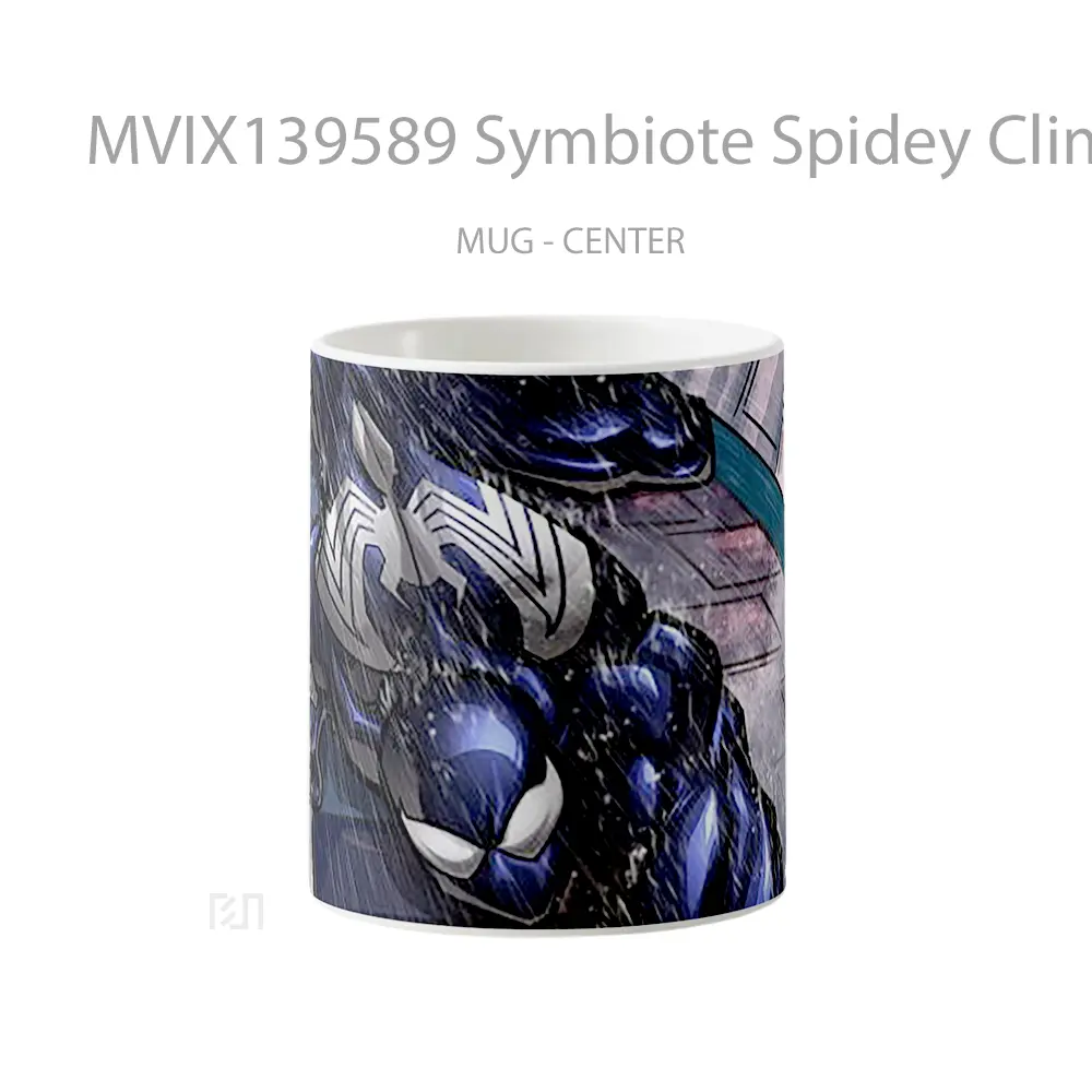 Mug Symbiote Spidey Climbing Wall Gelas Keramik Unik