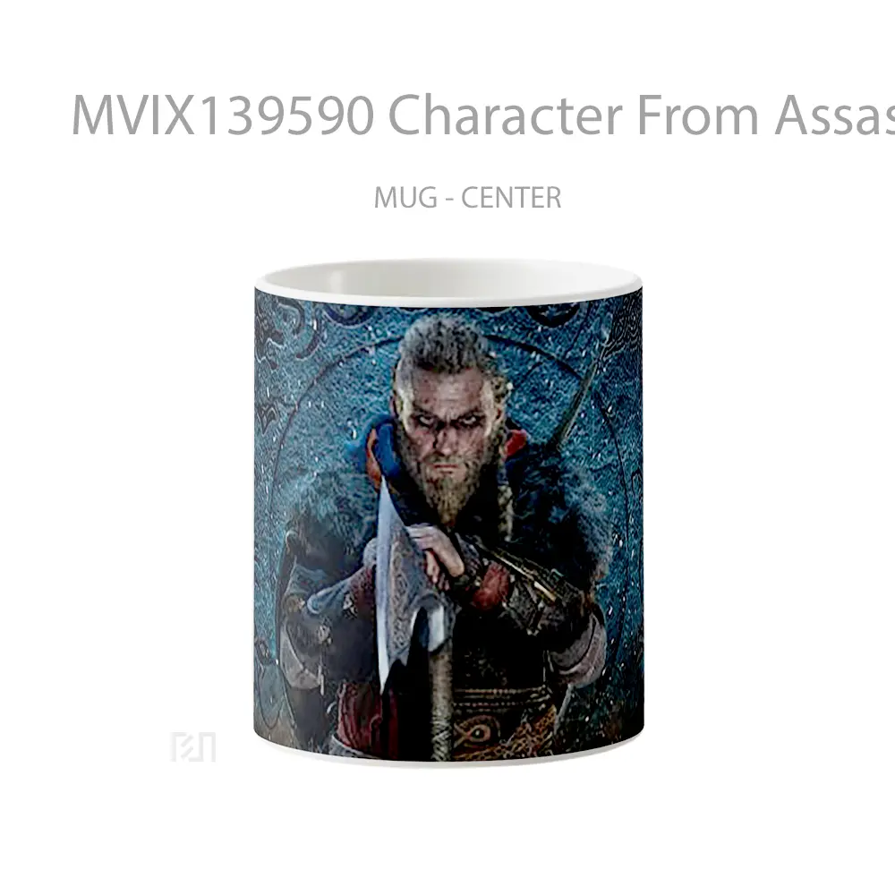 Mug Character From Assassins Creed Valhalla Cangkir Gamer