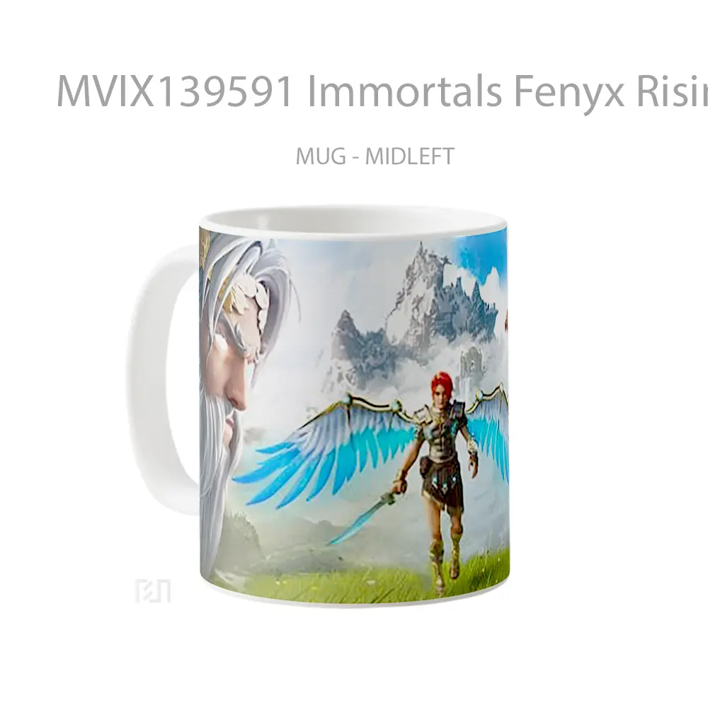 Mug Immortals Fenyx Rising Gelas Keramik Unik - All-side / Desain