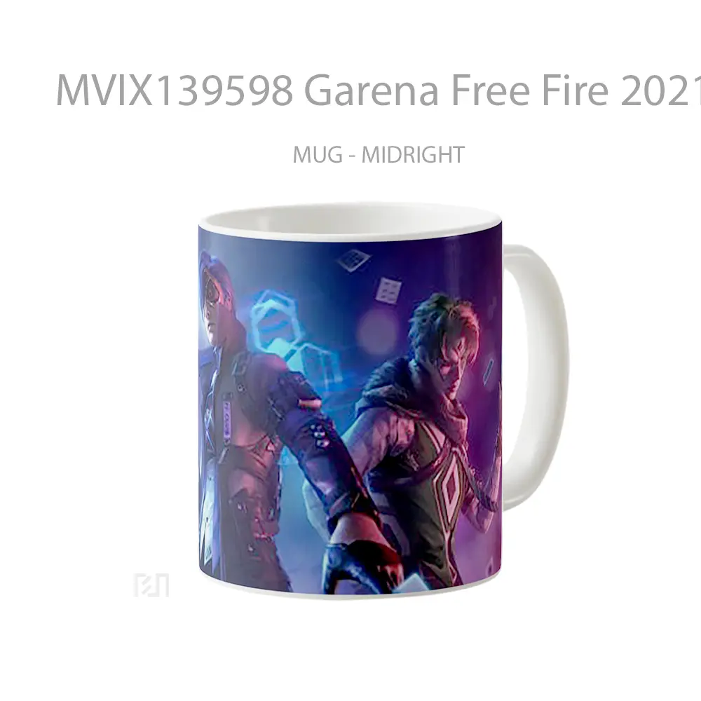 Mug Garena Free Fire 2021 Cangkir Gamer - All-side / Desain