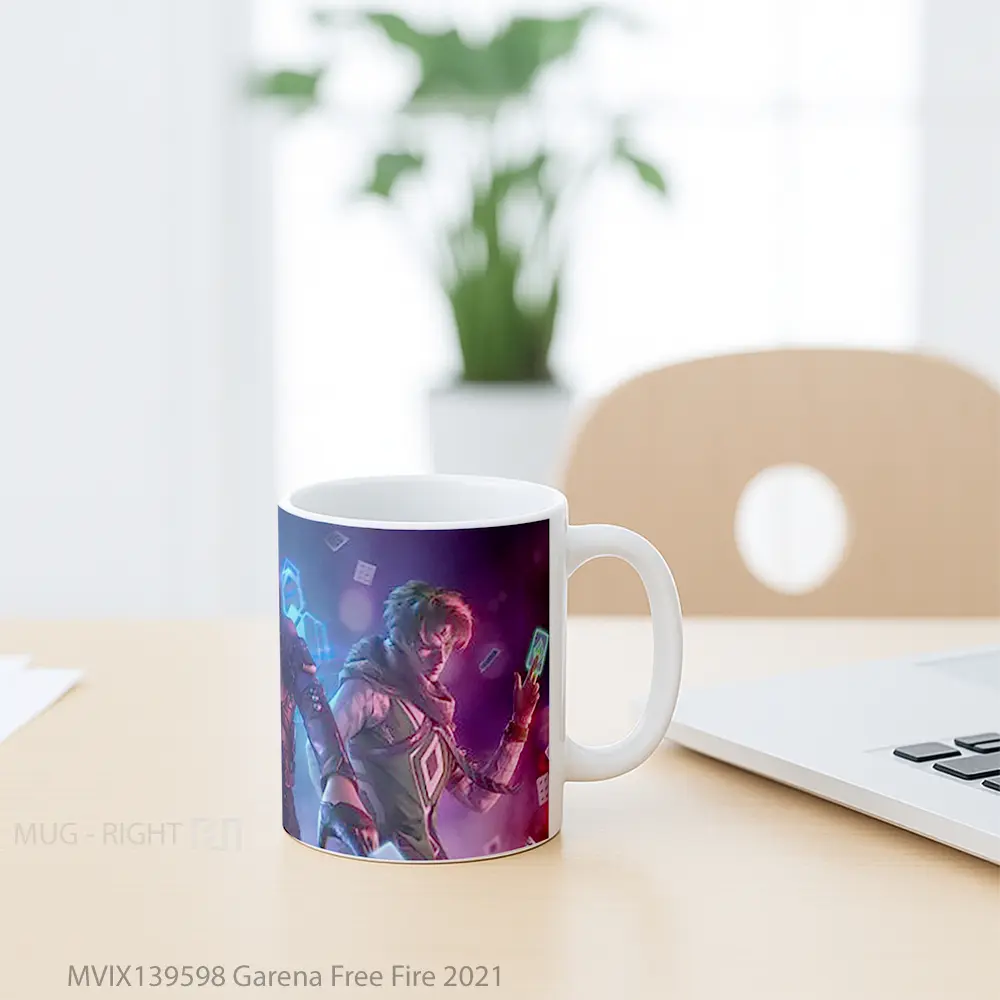 Mug Garena Free Fire 2021 Cangkir Gamer - All-side / Desain