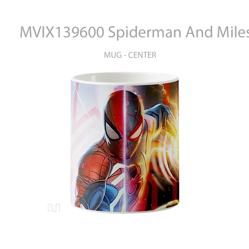 Mug Spiderman And Miles Morales Gelas Superhero