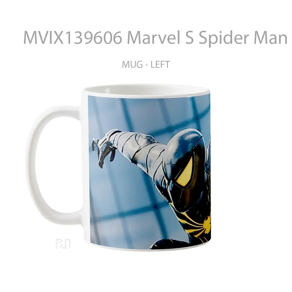 Mug Marvel S Spider Man Miles Morales Gelas Superhero - All-side / Desain