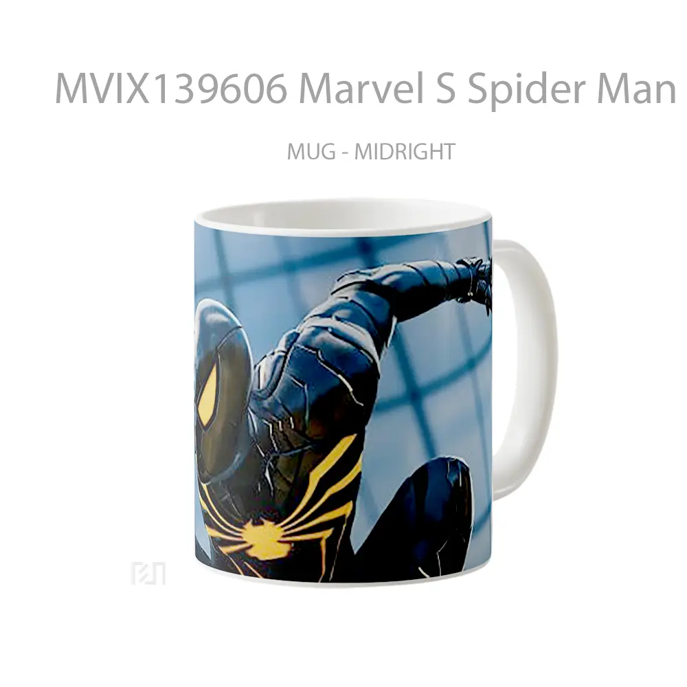 Mug Marvel S Spider Man Miles Morales Gelas Superhero - All-side / Desain