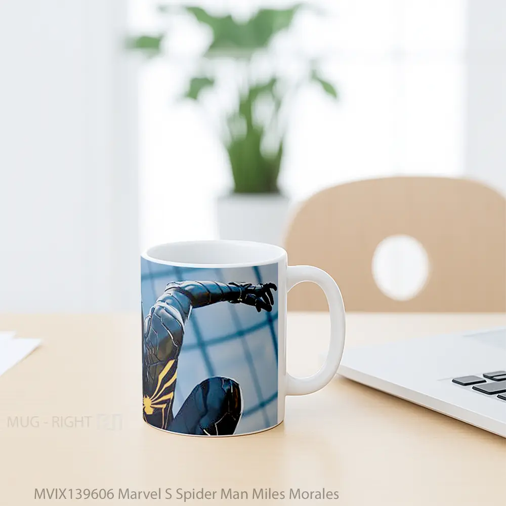 Mug Marvel S Spider Man Miles Morales Gelas Superhero - All-side / Desain