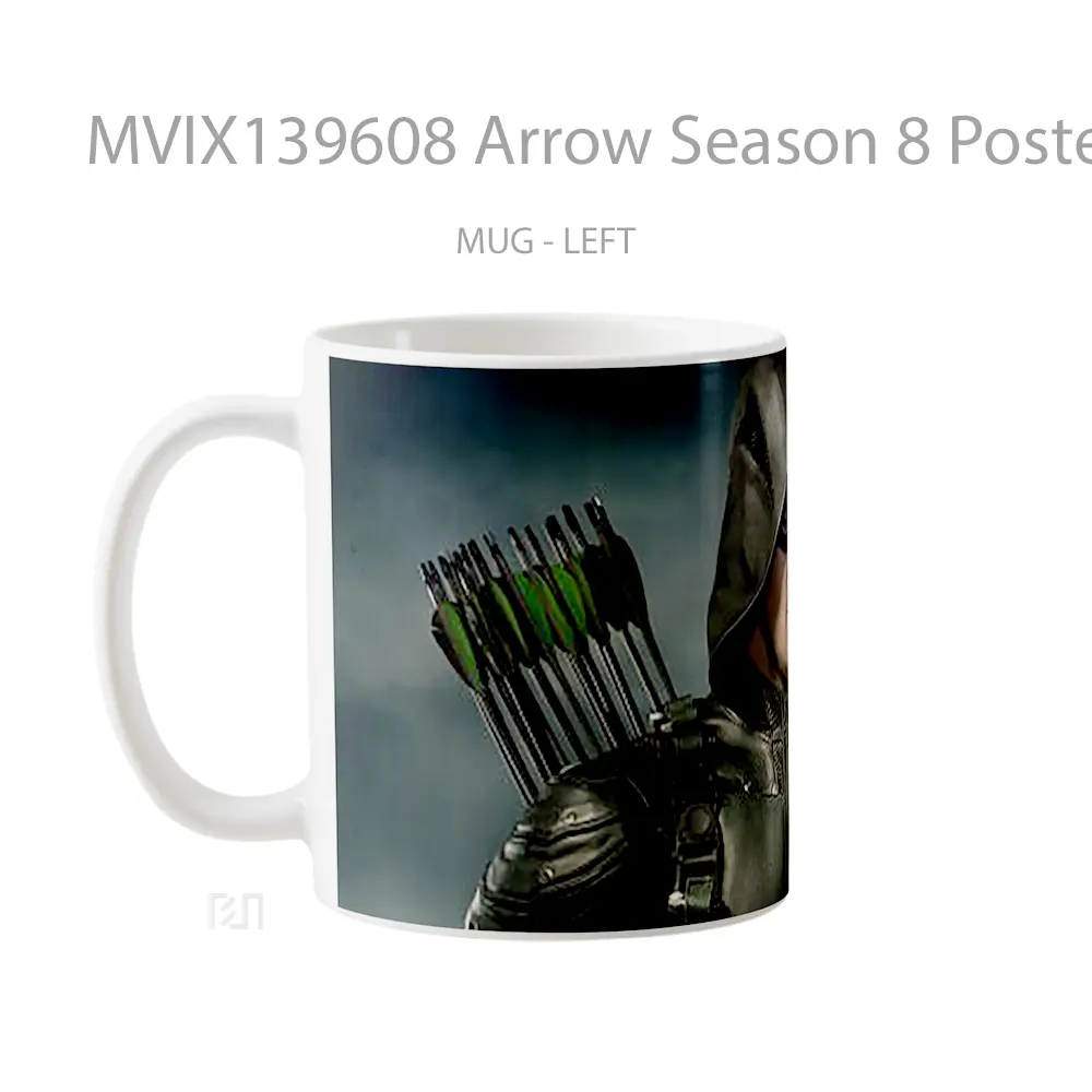 Mug Arrow Season 8 Poster Gelas Keramik Unik - All-side / Desain