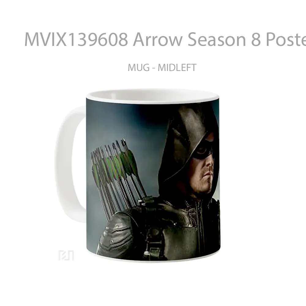 Mug Arrow Season 8 Poster Gelas Keramik Unik - All-side / Desain