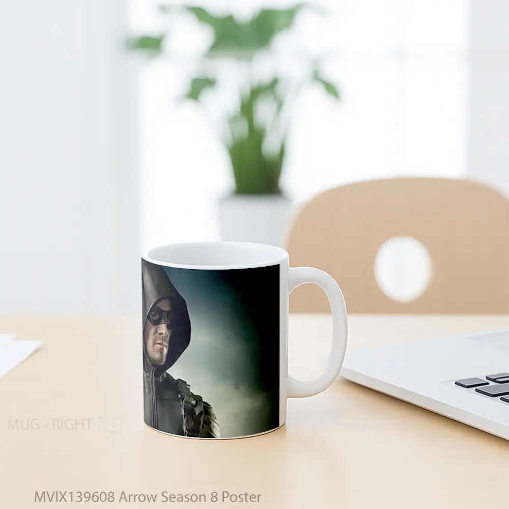 Mug Arrow Season 8 Poster Gelas Keramik Unik - All-side / Desain