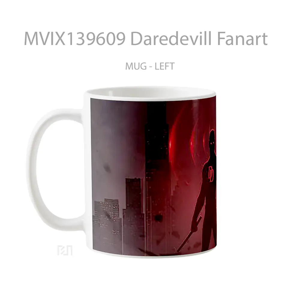 Mug Daredevill Fanart Gelas Keramik Unik - All-side / Desain