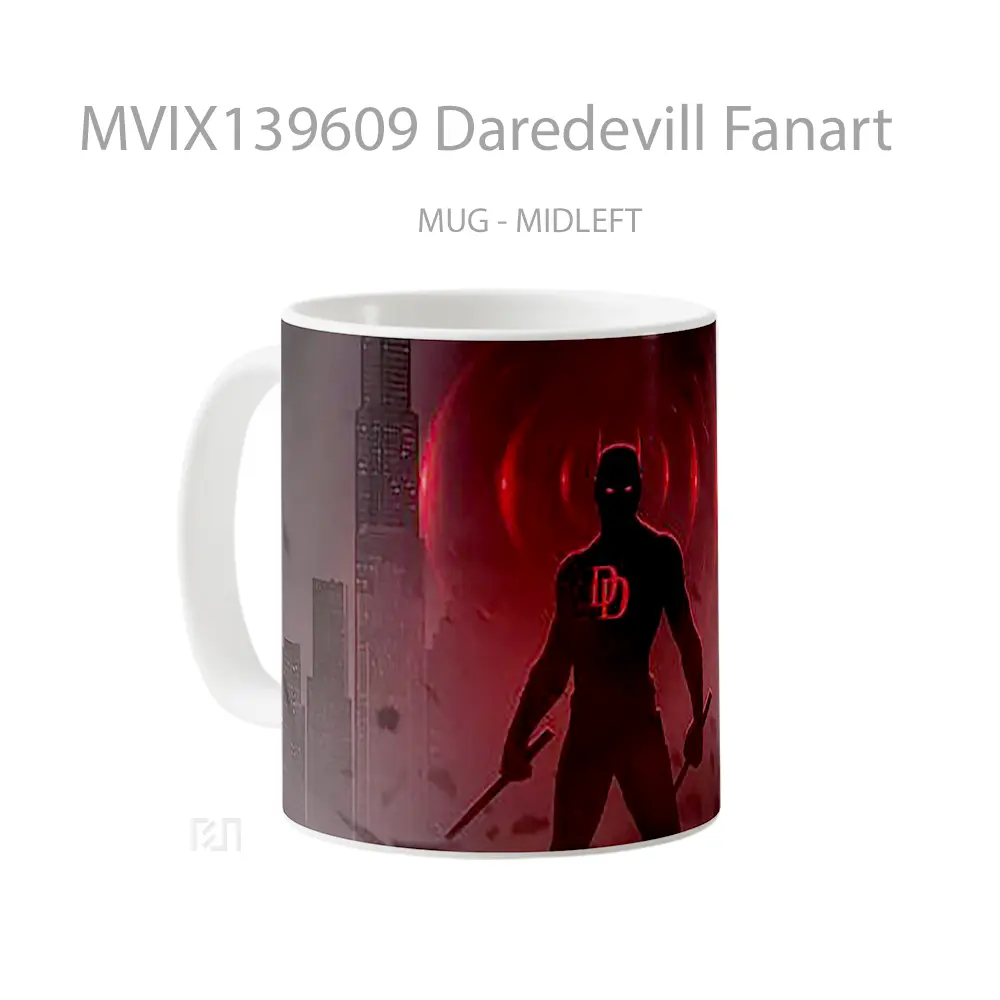 Mug Daredevill Fanart Gelas Keramik Unik - All-side / Desain
