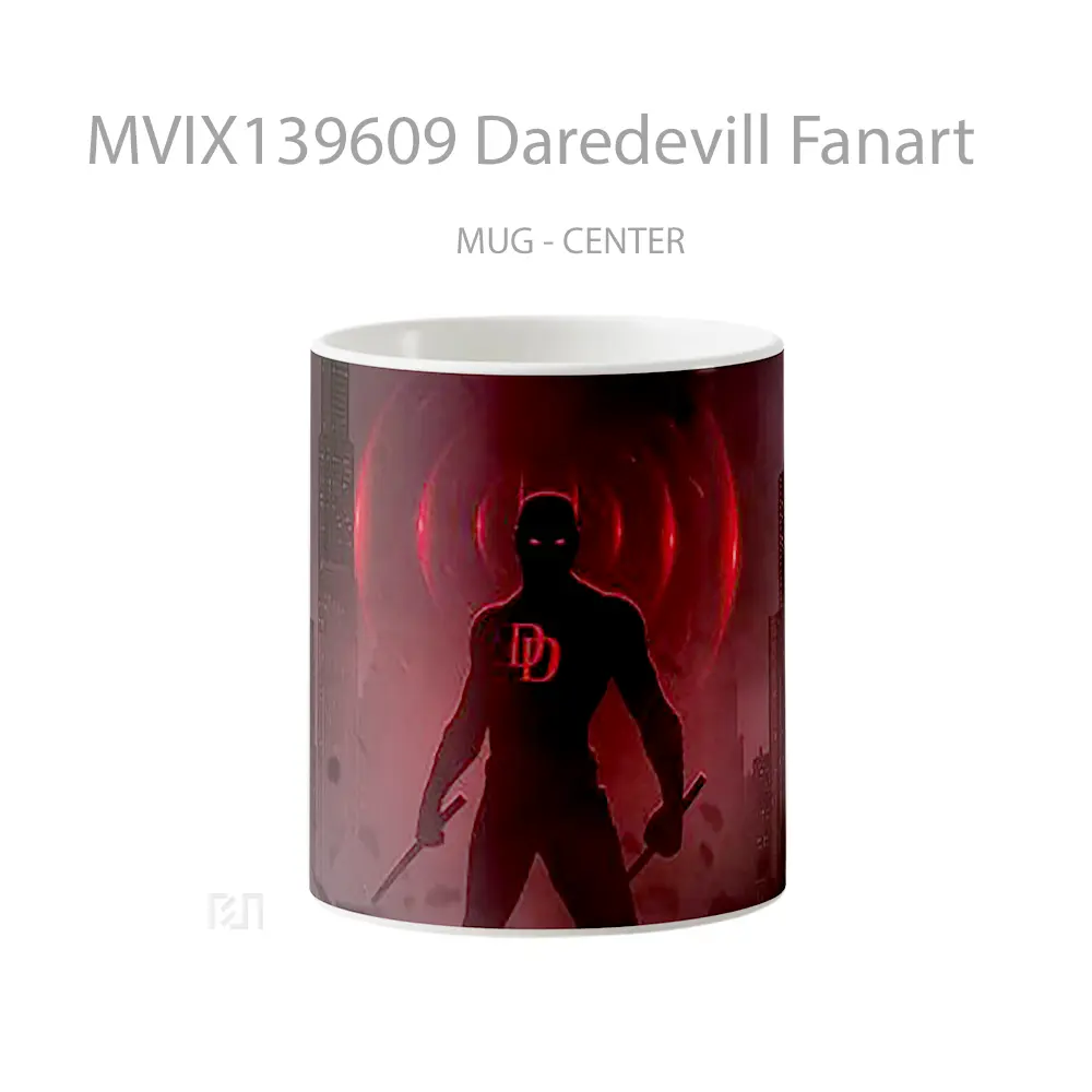 Mug Daredevill Fanart Gelas Keramik Unik