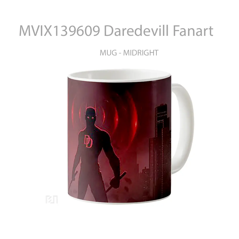 Mug Daredevill Fanart Gelas Keramik Unik - All-side / Desain