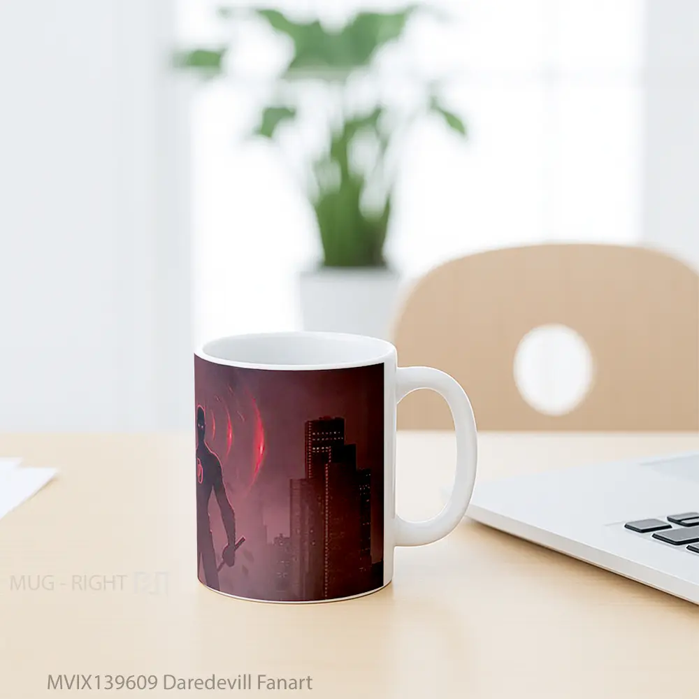 Mug Daredevill Fanart Gelas Keramik Unik - All-side / Desain