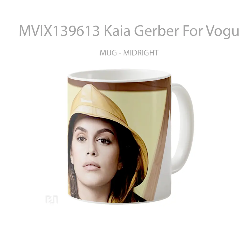 Mug Kaia Gerber For Vogue Gelas Keramik Unik - All-side / Desain