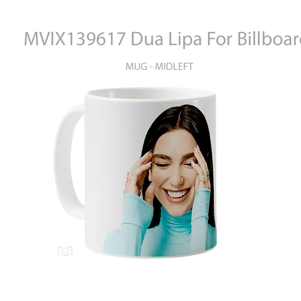 Mug Dua Lipa For Billboard 2020 Gelas Selebriti - All-side / Desain