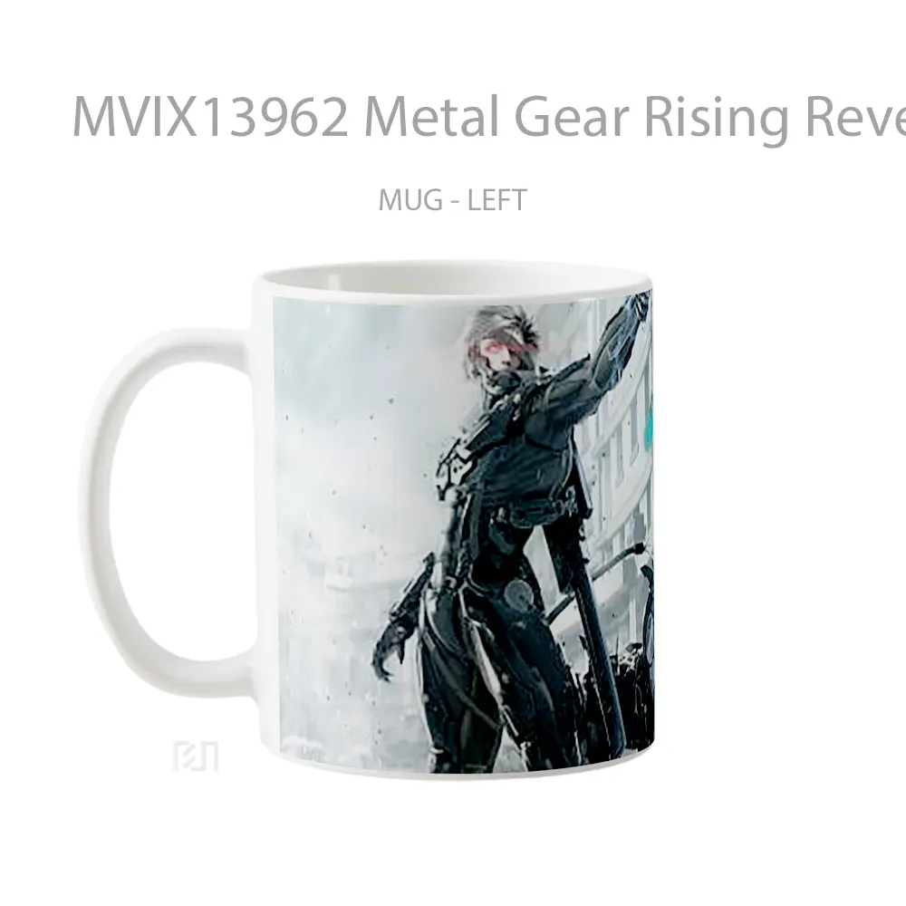 Mug Metal Gear Rising Revengeance 4 Gelas Keramik Unik - All-side / Desain