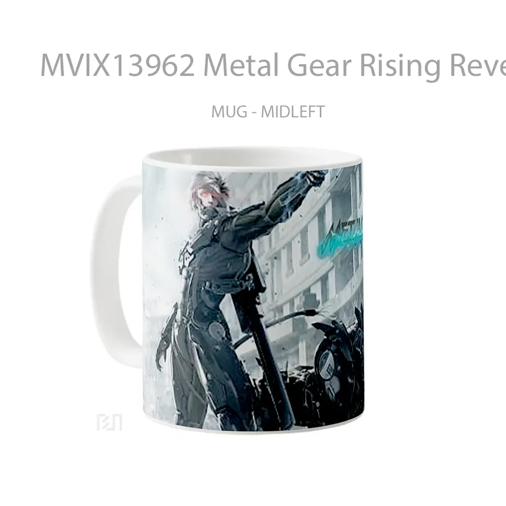 Mug Metal Gear Rising Revengeance 4 Gelas Keramik Unik - All-side / Desain