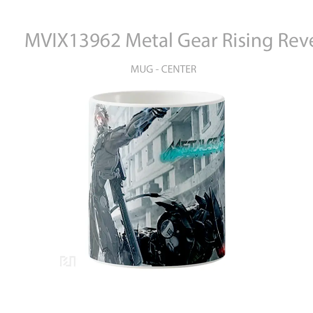 Mug Metal Gear Rising Revengeance 4 Gelas Keramik Unik
