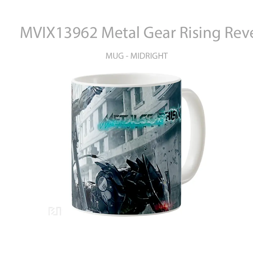 Mug Metal Gear Rising Revengeance 4 Gelas Keramik Unik - All-side / Desain