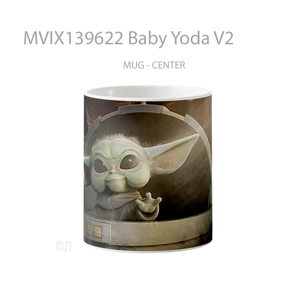 Mug Baby Yoda V2 Gelas Star Wars