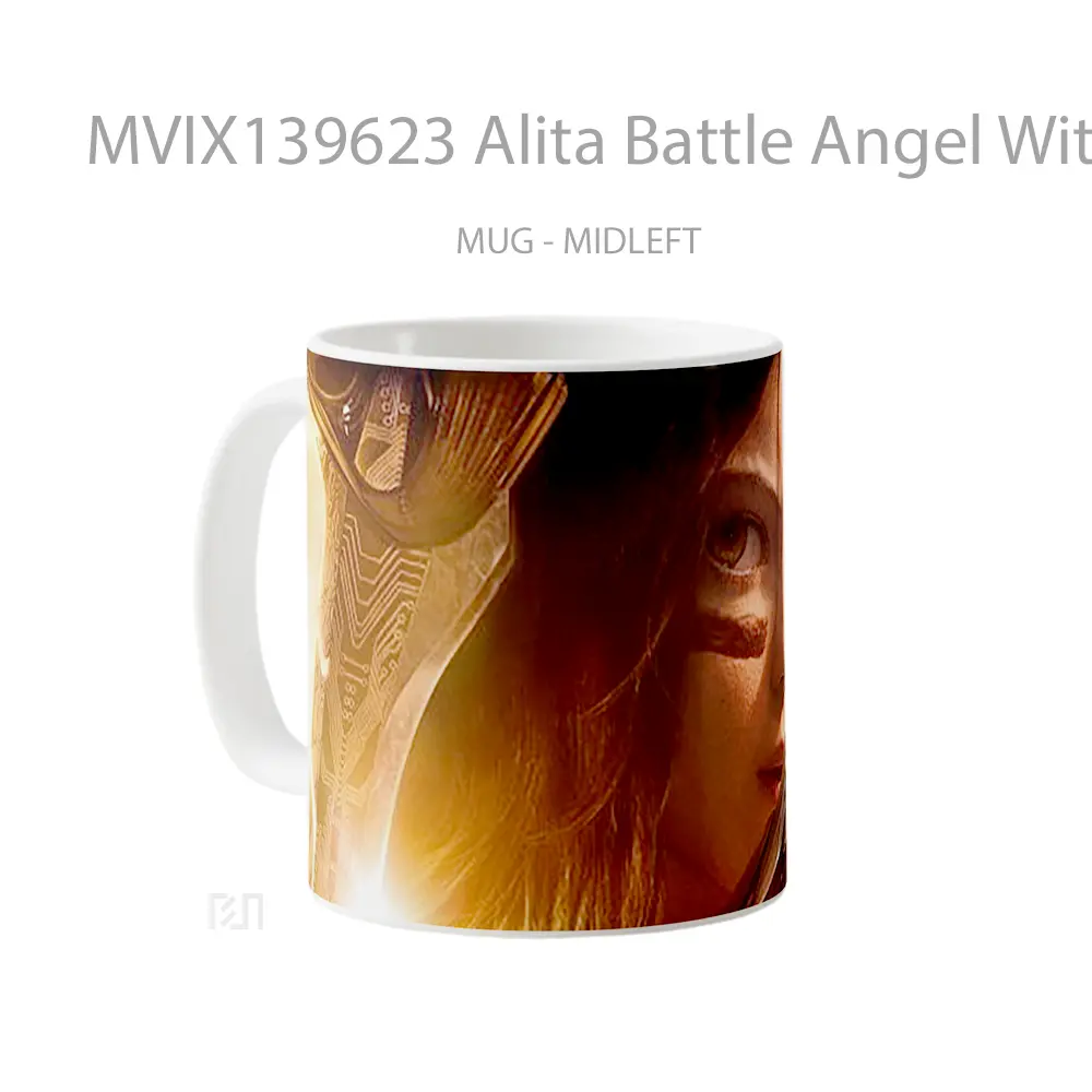 Mug Alita Battle Angel With Sword Gelas Fantasi - All-side / Desain