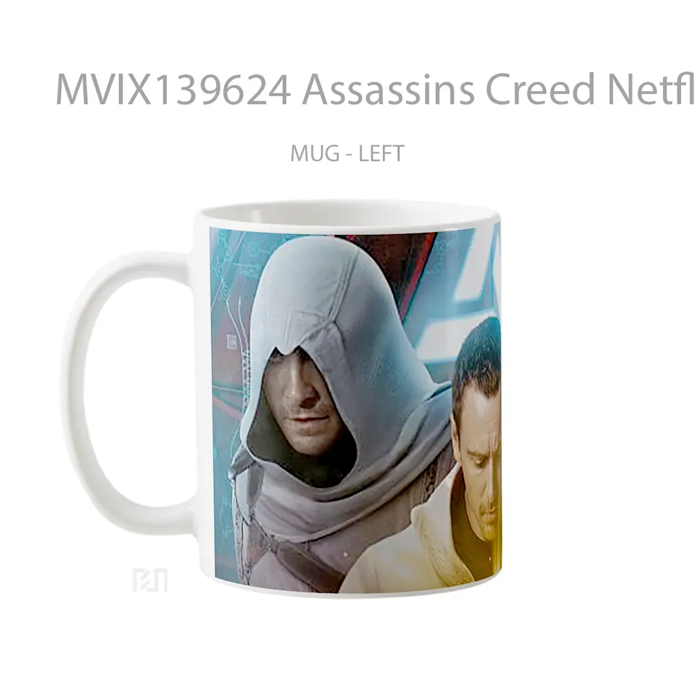 Mug Assassins Creed Netflix Series Cangkir Gamer - All-side / Desain