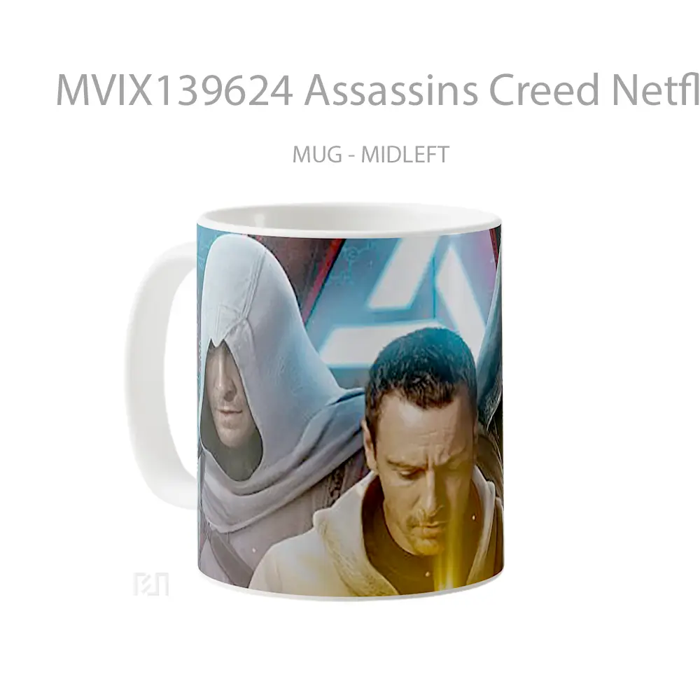 Mug Assassins Creed Netflix Series Cangkir Gamer - All-side / Desain