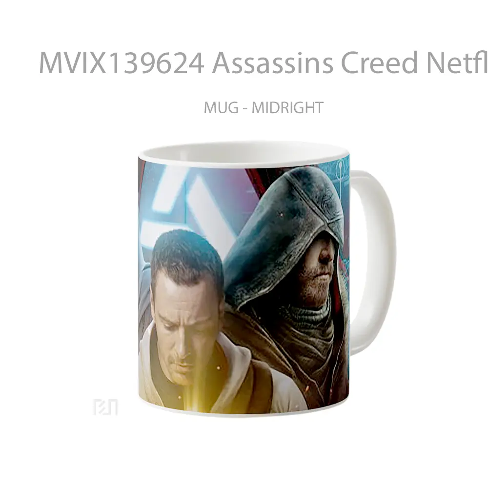 Mug Assassins Creed Netflix Series Cangkir Gamer - All-side / Desain