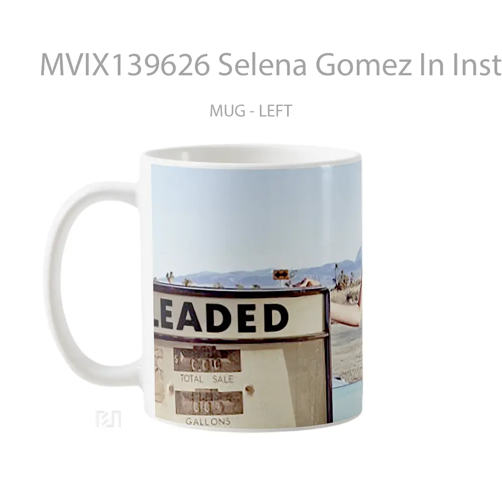 Mug Selena Gomez In Instyle Gelas Selebriti - All-side / Desain