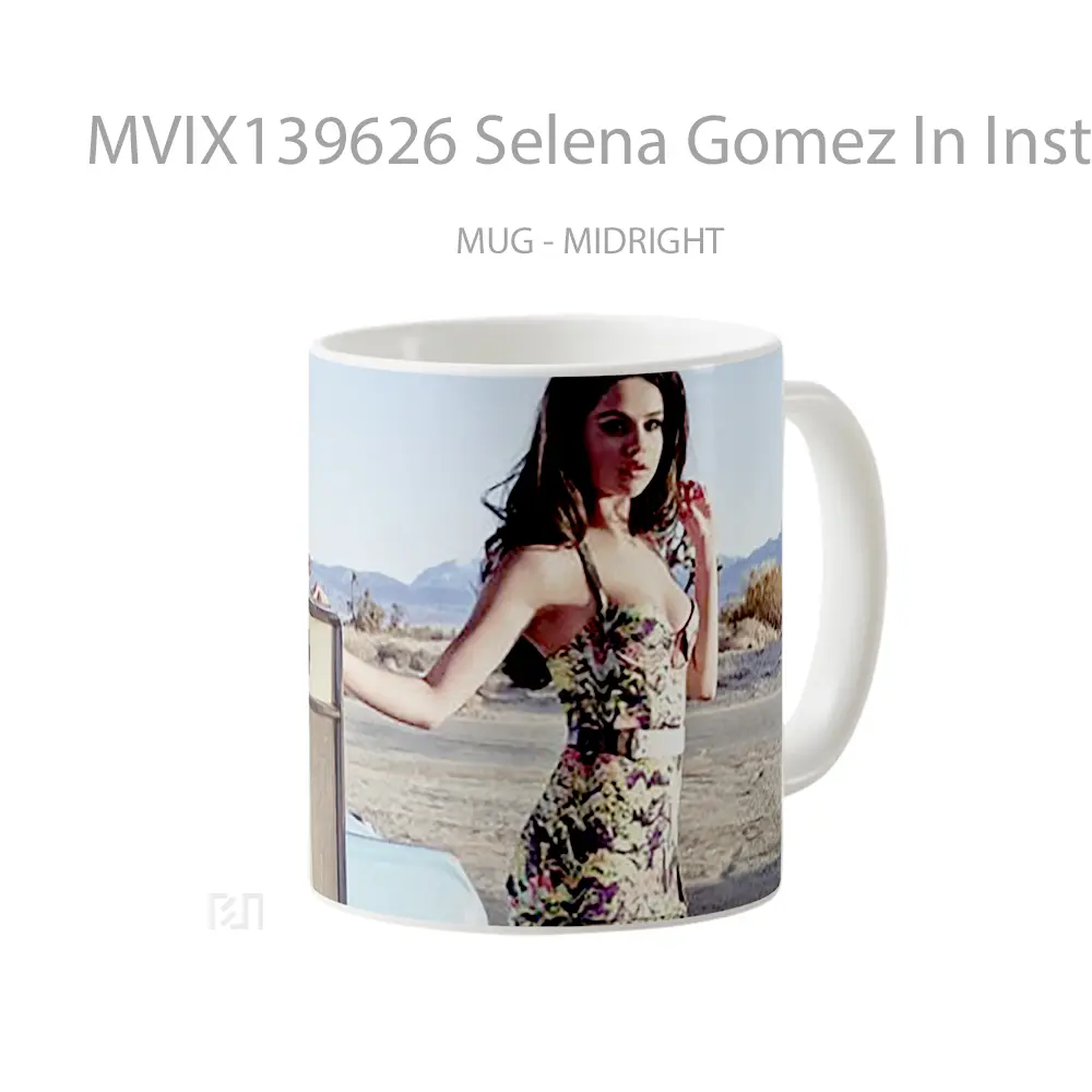 Mug Selena Gomez In Instyle Gelas Selebriti - All-side / Desain