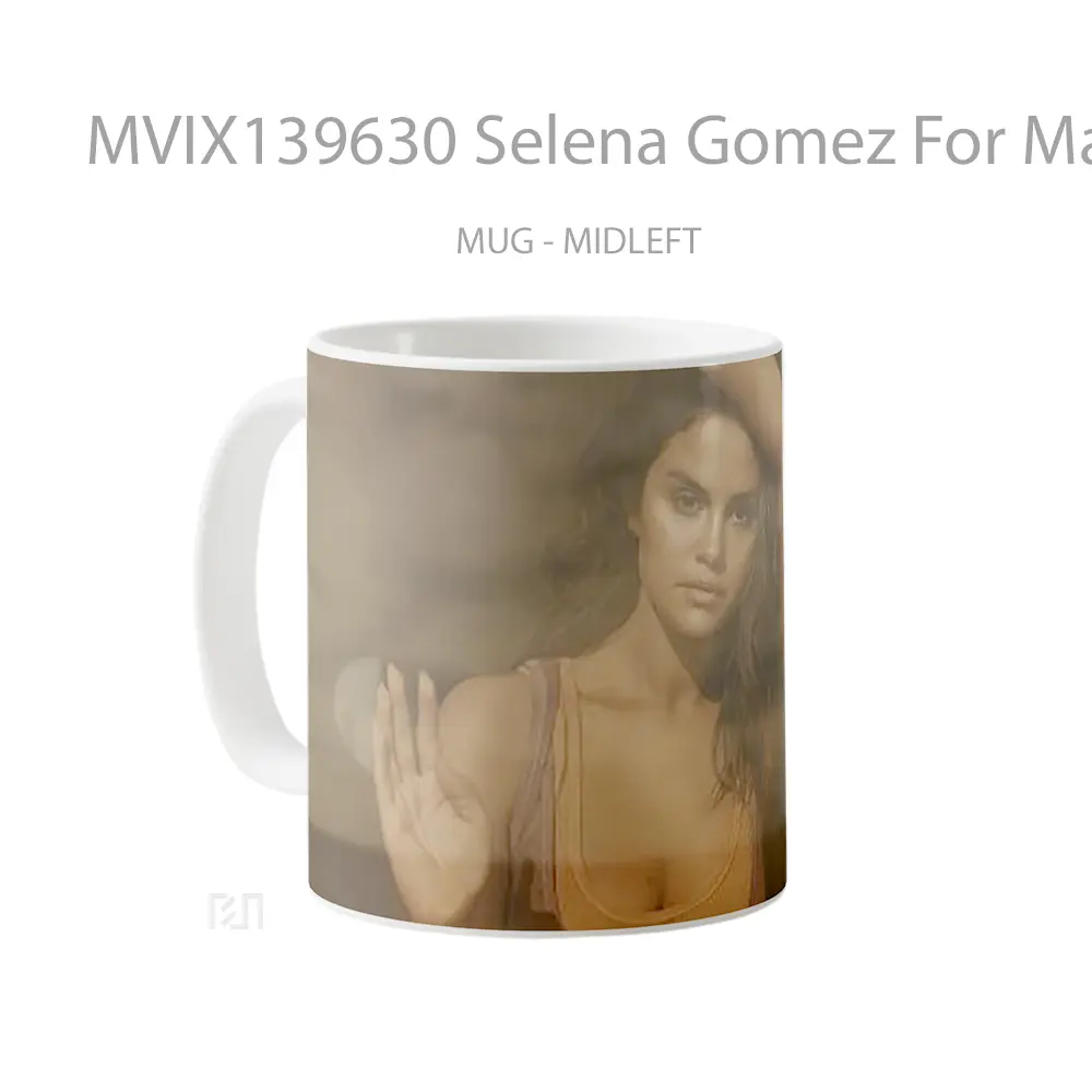 Mug Selena Gomez For Magazine Gelas Selebriti - All-side / Desain