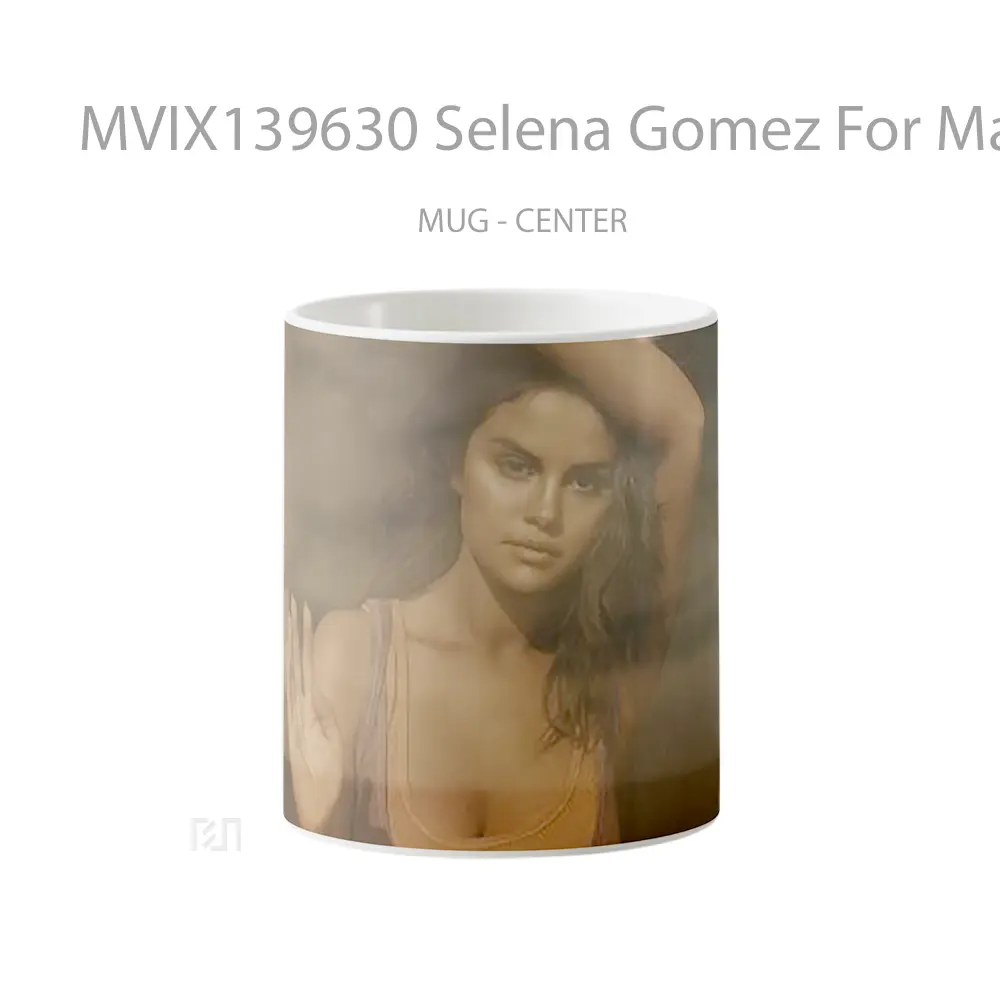Mug Selena Gomez For Magazine Gelas Selebriti
