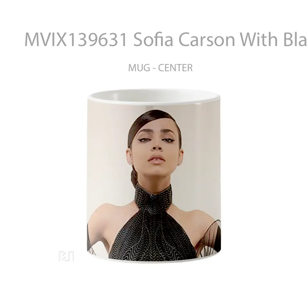 Mug Sofia Carson With Black Dress Gelas Keramik Unik