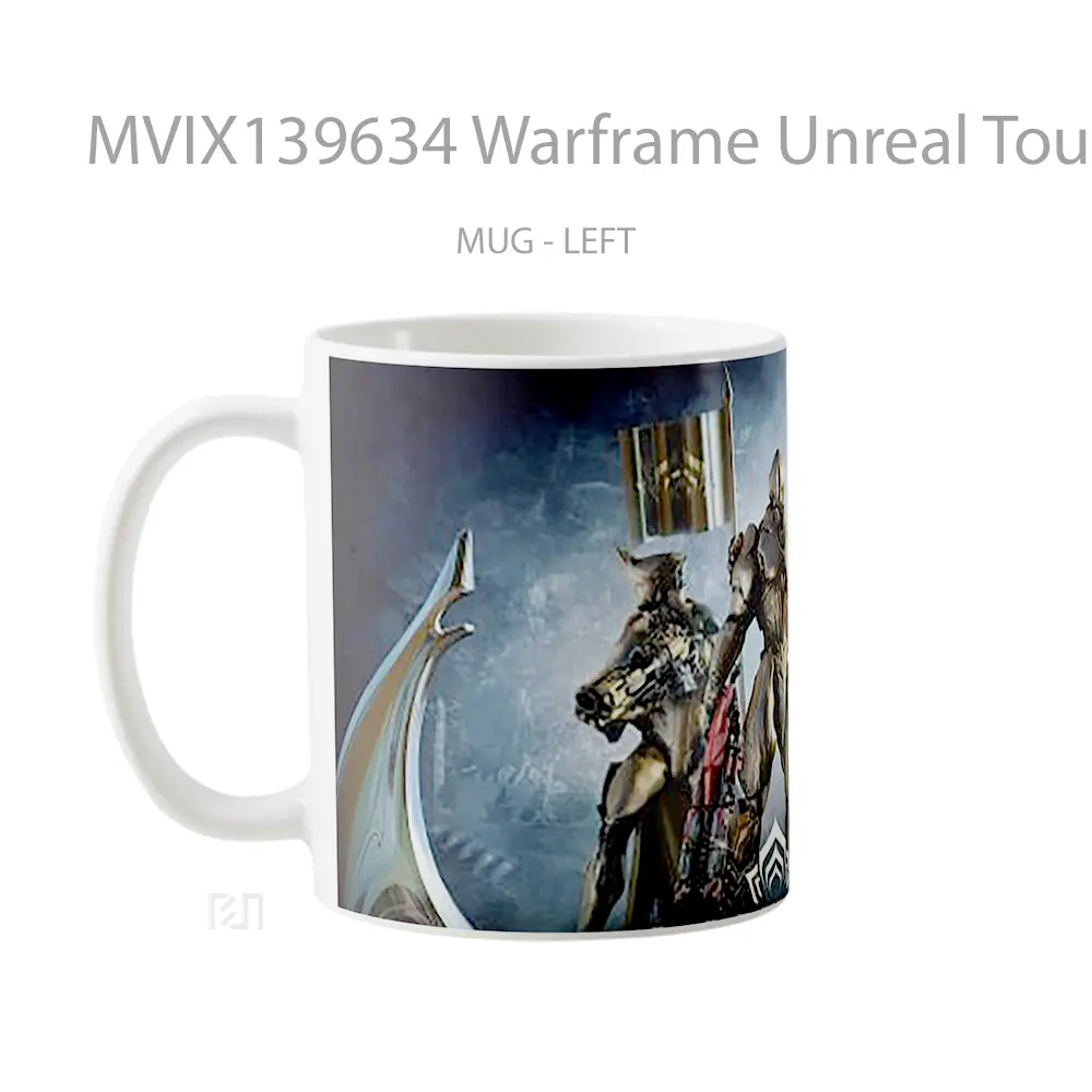 Mug Warframe Unreal Tournament Gelas Keramik Unik - All-side / Desain