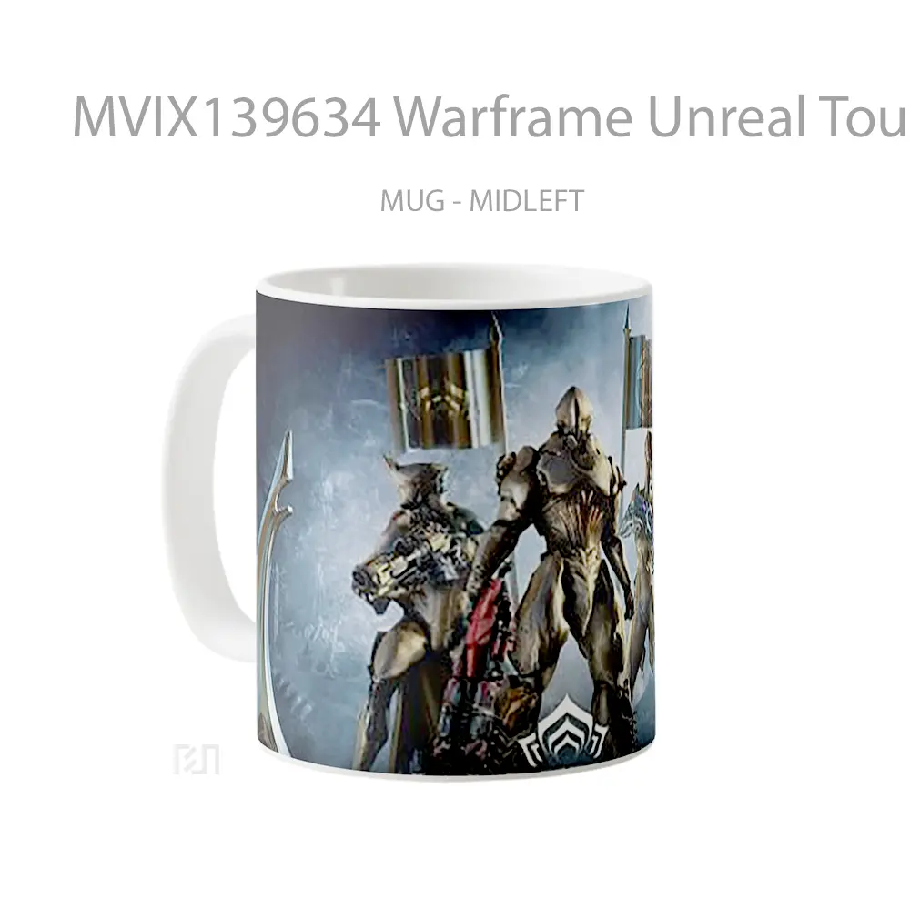 Mug Warframe Unreal Tournament Gelas Keramik Unik - All-side / Desain