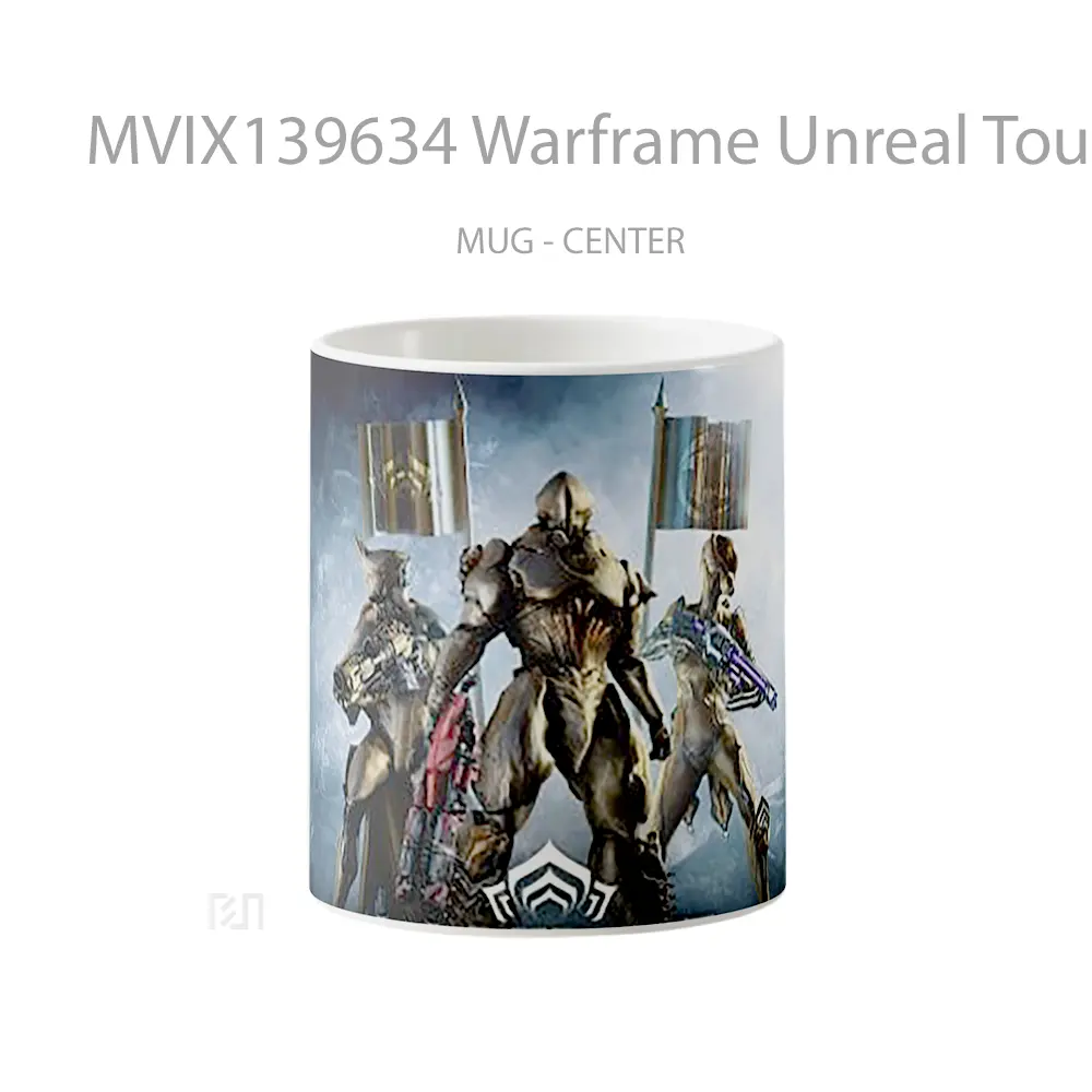 Mug Warframe Unreal Tournament Gelas Keramik Unik