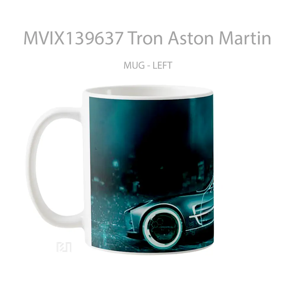 Mug Tron Aston Martin Cangkir Mobil - All-side / Desain