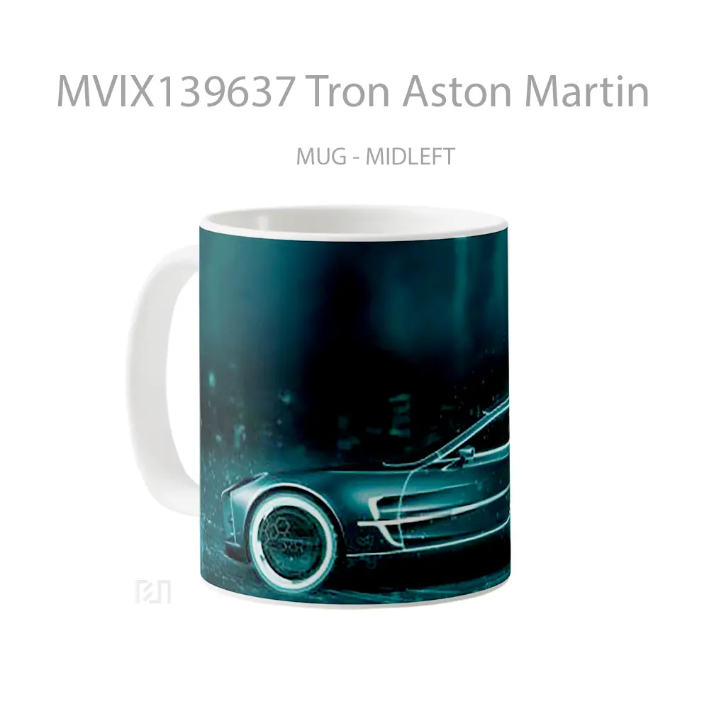 Mug Tron Aston Martin Cangkir Mobil - All-side / Desain