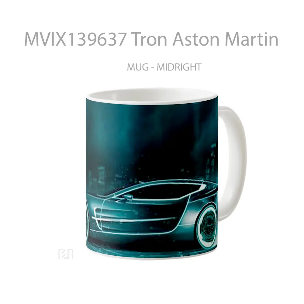 Mug Tron Aston Martin Cangkir Mobil - All-side / Desain