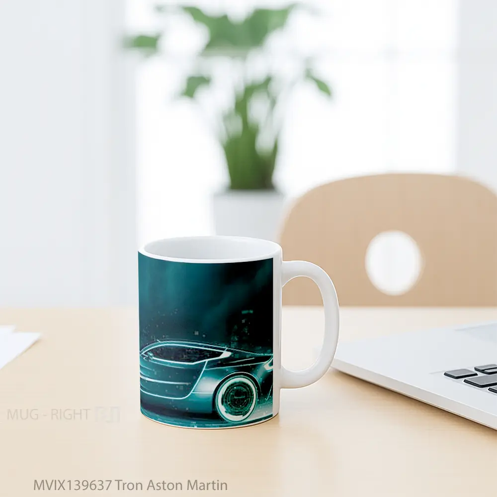 Mug Tron Aston Martin Cangkir Mobil - All-side / Desain