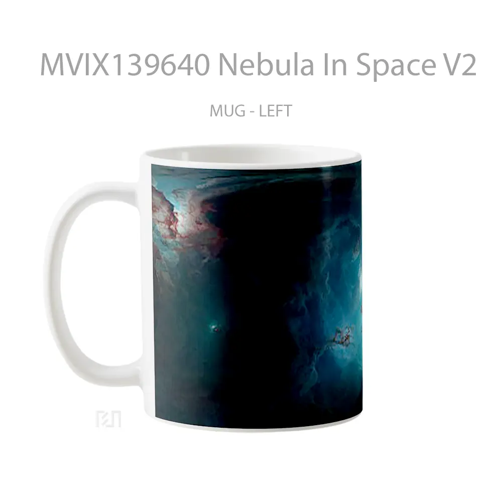 Mug Nebula In Space V2 Gelas Astronomi - All-side / Desain