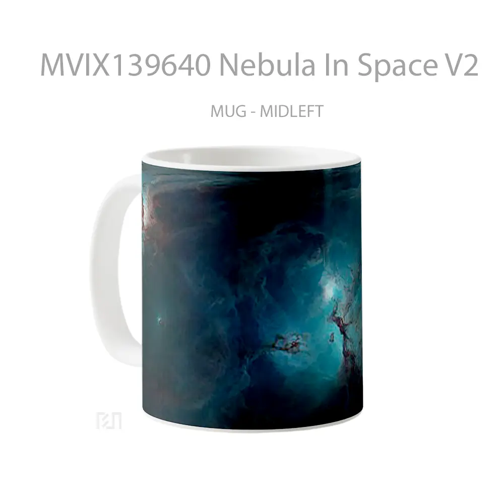 Mug Nebula In Space V2 Gelas Astronomi - All-side / Desain
